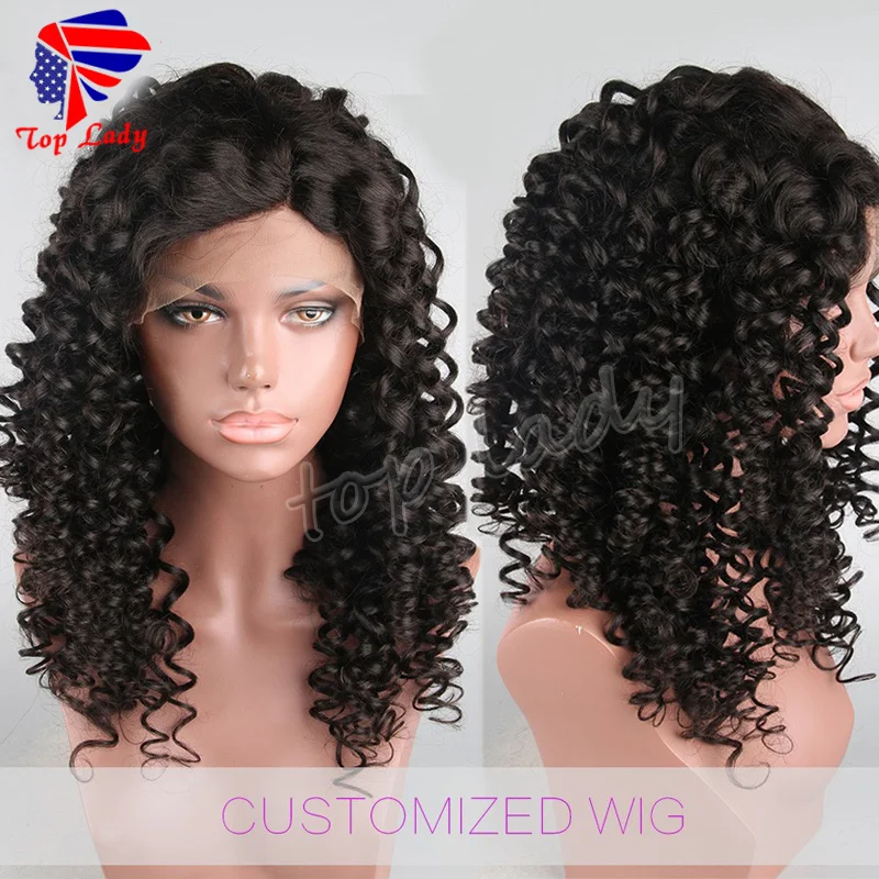 

100% Brazilian Curly Hair Wigs Full Lace Human Hair Wigs For Black Women Unprocessed New Curly Lace Front Wigs With Baby Hair