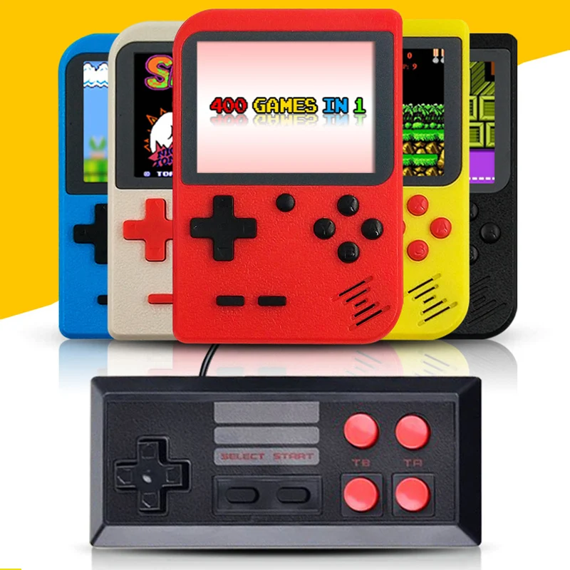 Портативная мини игровая консоль Ручной игровой плеер 8bit встроенный 129 игр