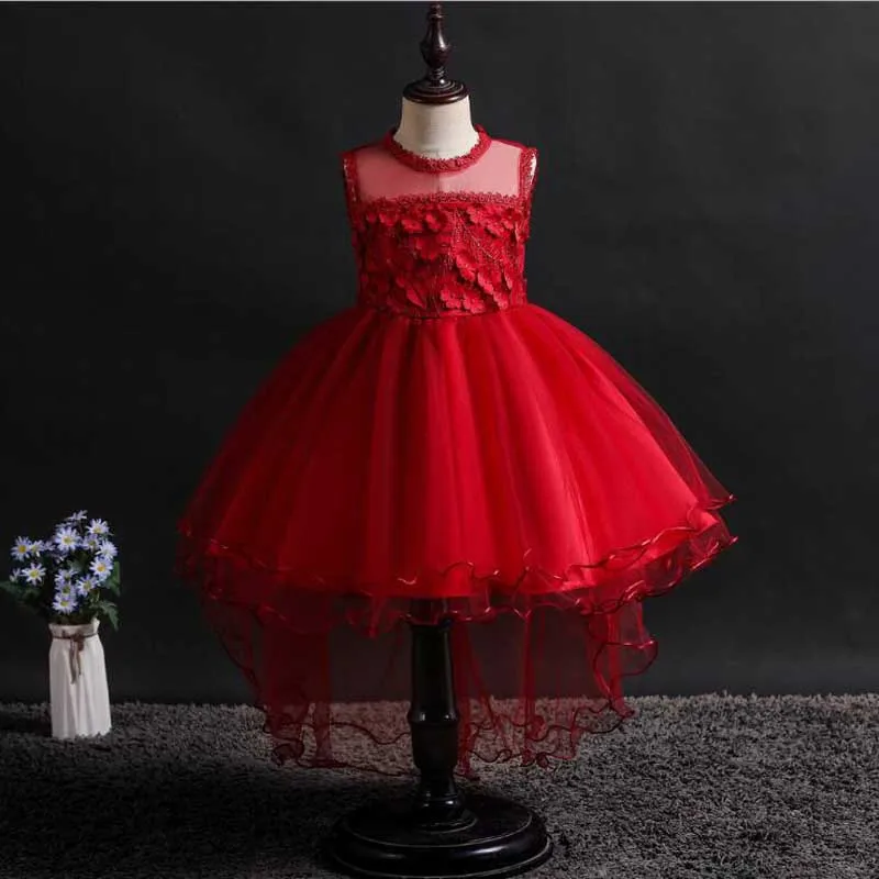 

Girls Dress Elegant Princess Party Dress Kids Dresses For Girls Costume Children Wedding Dress 3 7 8 9 10 Year vestido infantil