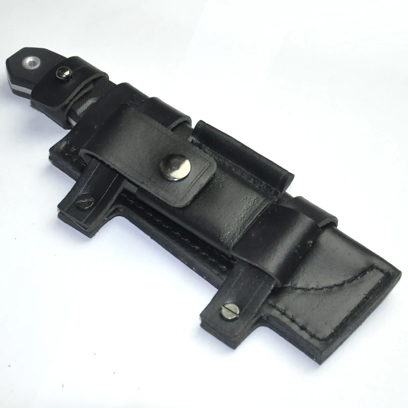 SDIYABEIZ G10 Handle Survival Knife Fixed Blade Knives Hunting Camping Knife ATS-34 Steel Full Blade knives & Leather sheath