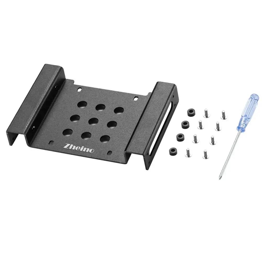 Zheino Aluminum 2.5 / 3.5 to 5.25 Internal Hard Drive Mounting Adapter