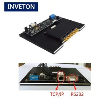 

long range uhf rfid impinj R2000 reader 8 antenna ports with RS232 RJ45(TCPIP) USB interface free SDK for sports timing system