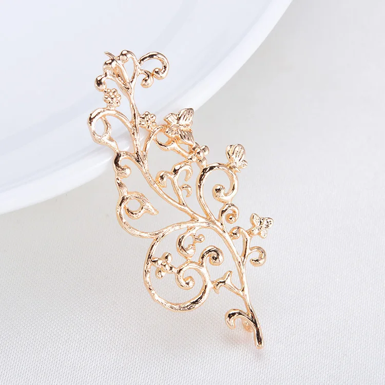 

4PCS 21x45MM 24K Gold Color Plated Brass Butterfly with Leaf Leaves Charm Pendants for DIY Jewelry Making Findings