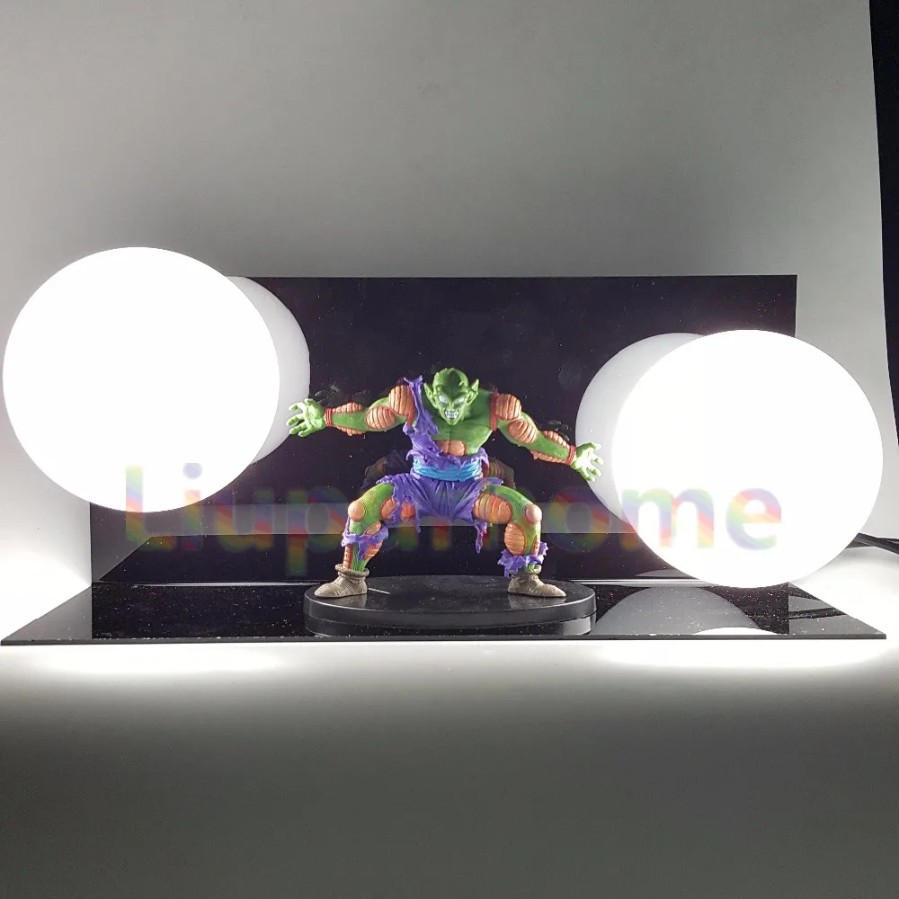 Dragon Ball Z Piccolo Led двухмощная Светодиодная лампа Супер Saiyan аниме Dragon Ball Z DBZ Piccolo Светодиодные ночные светильники