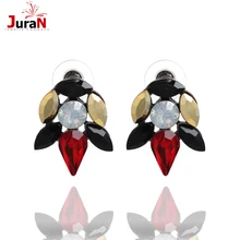 Юран заводская цена Винтаж серьги кристалл простой небольшой серьгу Для женщин ювелирные Brincos O2407-1