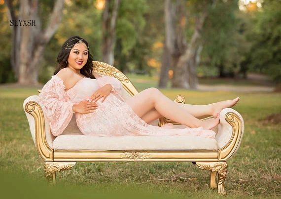 Slyxsh Новый горячий Средства ухода за кожей для будущих мам Подставки для фотографий для беременных платье для фото Средства ухода за кожей