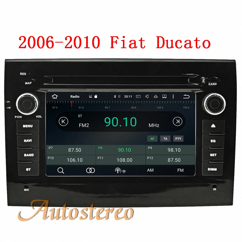 Best DSP Android 9 Car DVD Player GPS Navigation For FIAT DUCATO/CITROEN Jumper/PEUGEOT Boxer 2006+ multimedia radio tape recorder HD 3