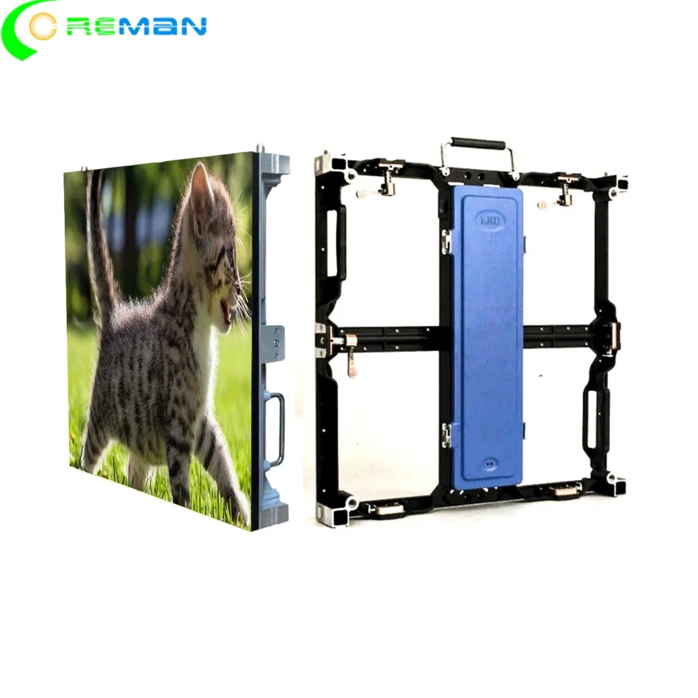 

Manufacturer popular led display screen 500x500 500*1000 64x64 dot matrix cost price smd hd tv big outdoor led screen