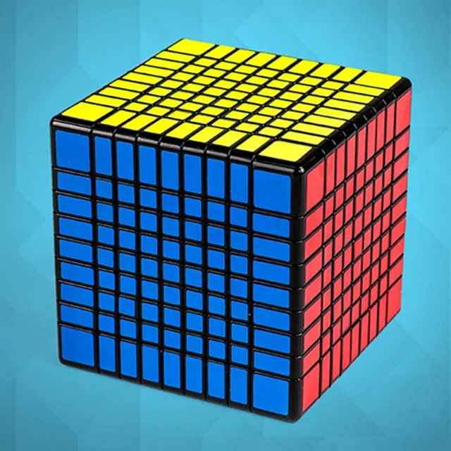 Moyu MF9 9x9 Cube 9 Layers Magic Speed Cube Puzzle 9x9x9 Black Stickerless Neo Cubo Magico 9*9*9 ...