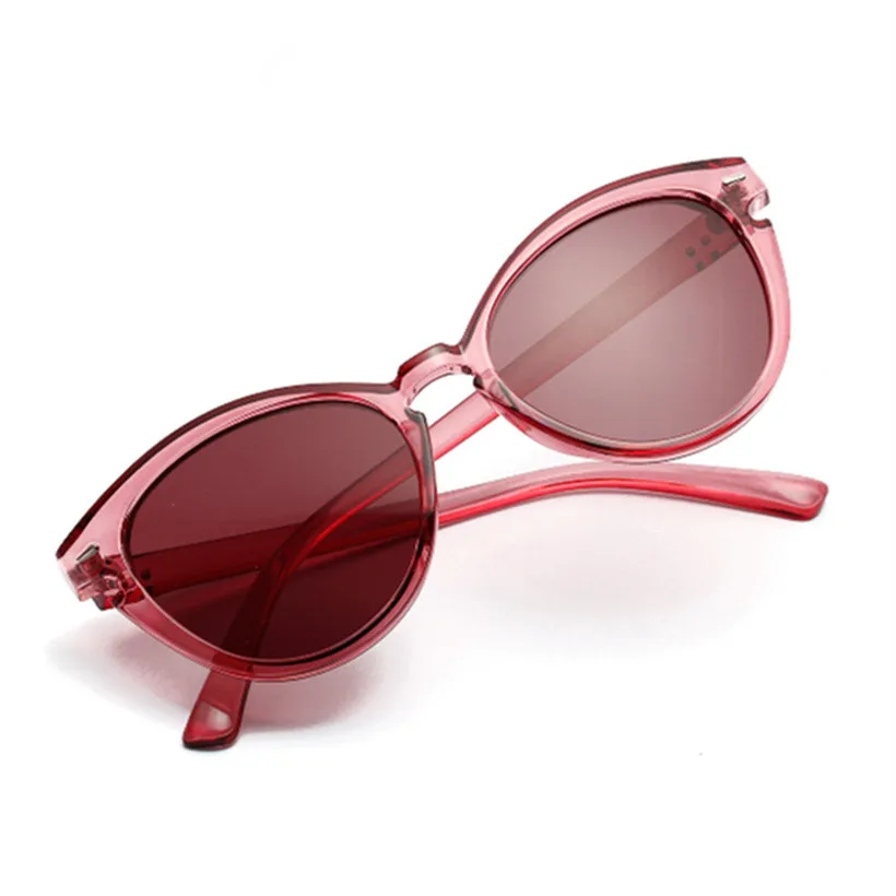 XojoX женские роскошные солнцезащитные очки кошачий глаз модные брендовые дизайнерские высококачественные Винтажные Солнцезащитные очки без оправы UV400 очки