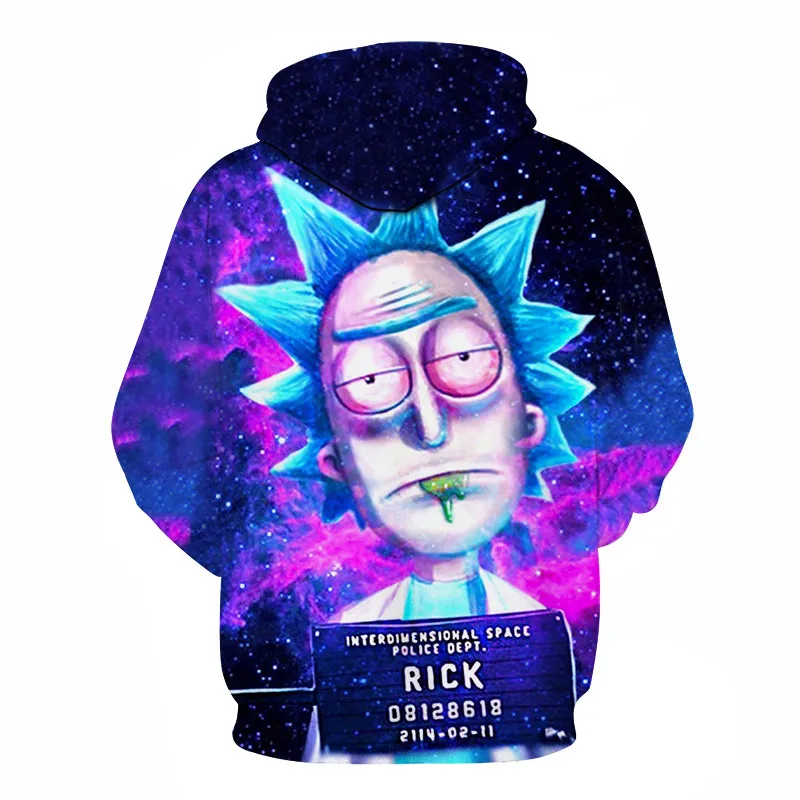 Rick Et marty, худи, 3D, унисекс, Свитшот-худи, Marque A Capuche Comique, Повседневный, De Mode A Capuchon, Pull, Прямая поставка, уличная одежда