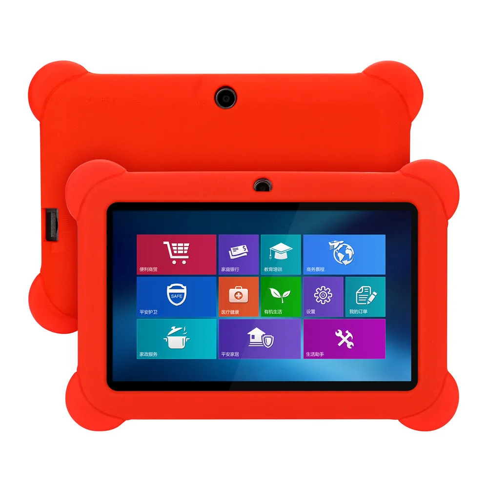 

For 7 Inch Android Tablet Silicone Gel Protective Back Case Cover Soft silicone shockproof anti-fingerprint heavy duty secure