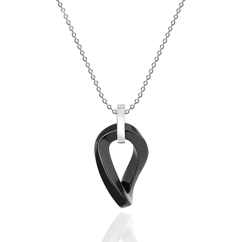 

2018 Dainty Ceramic Long Pendant Necklaces For Women , Hollow Minimalist Simple Necklace Circle With Bar Long Necklace Jewelry