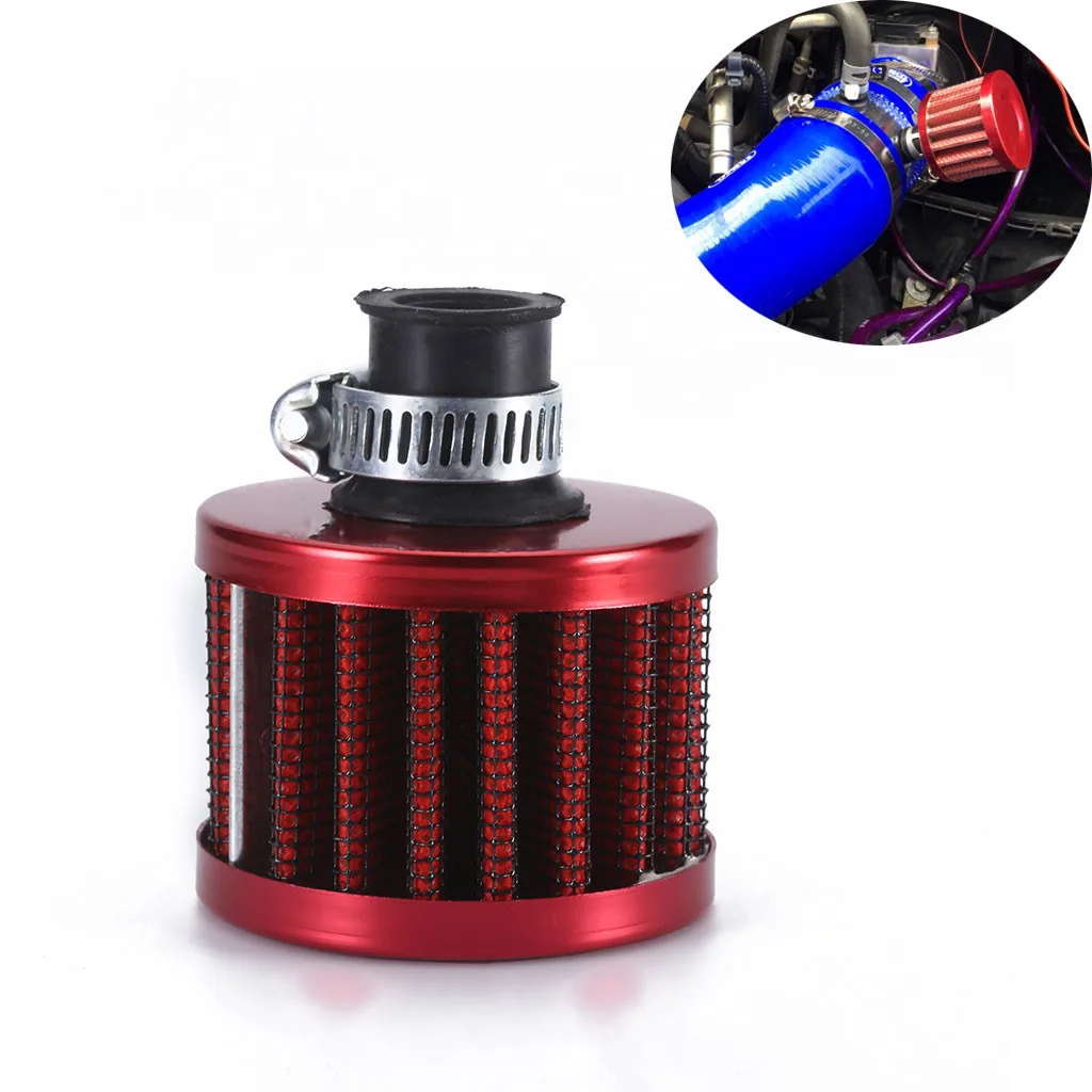 

Universal Air filter Car Performance High Flow Air Filters 12mm Small Mushroom Head Carbon OIL Cold Air Intake Crank Case Turbo