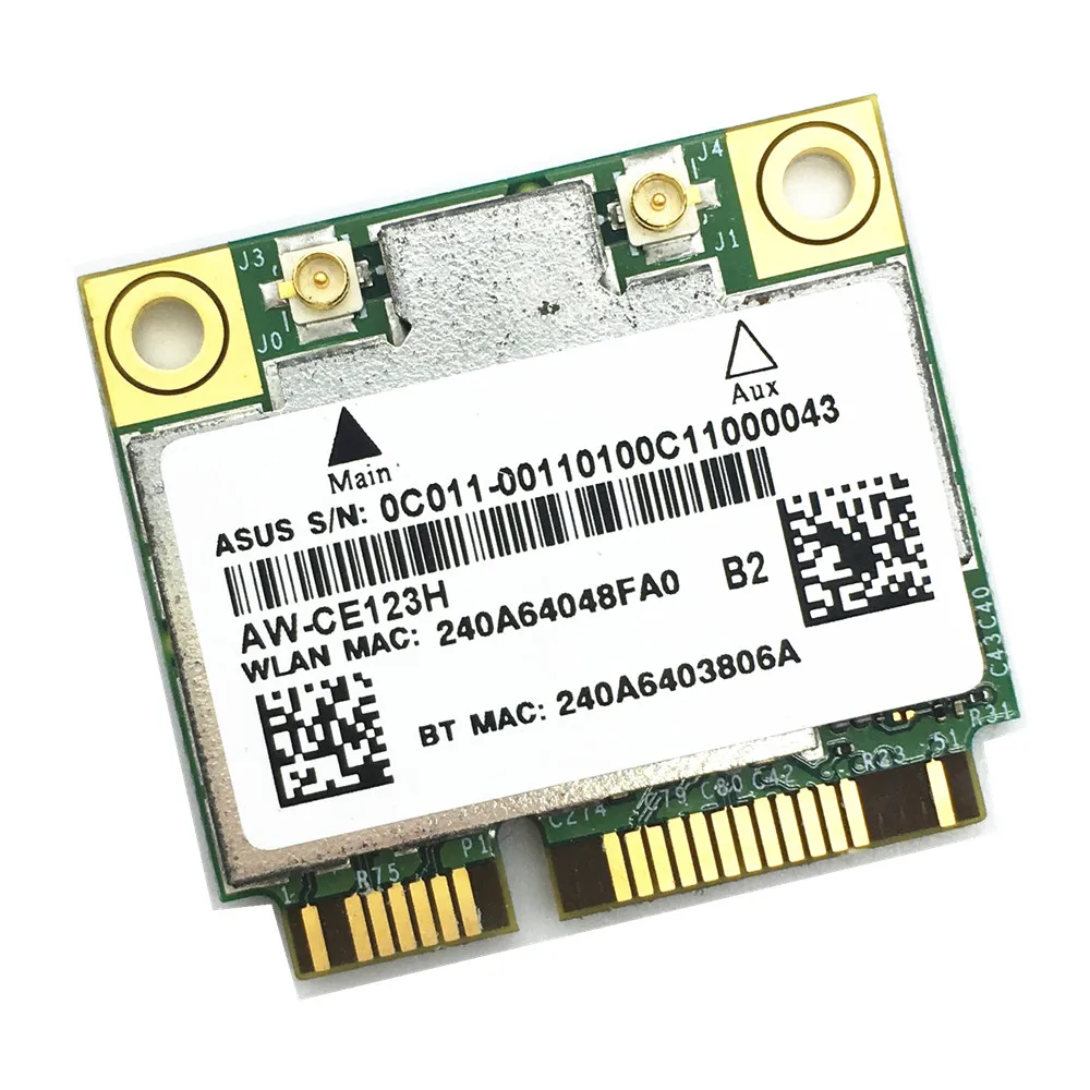 Беспроводная карта AzureWave Broadcom bcm942hmb 802.11ac 867 Мбит/с беспроводная AC WLAN + Bluetooth BT 4 0
