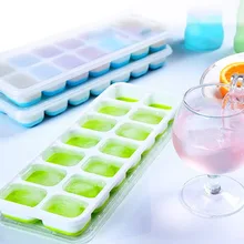 2 шт. силиконовая форма для шоколада аппарат-изготовитель кубиков льда лоток замораживания форма для льда для пудинга и желе с крышкой