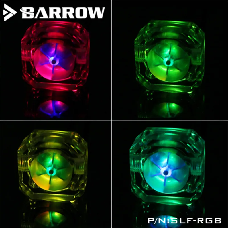 Курган G1/4 &quotиндикатор потока (RGB красочное издание) водяное охлаждение