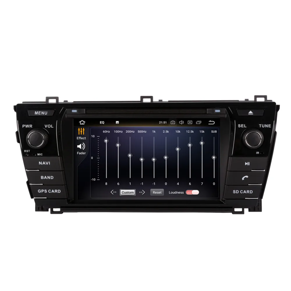 Discount Android 8.0 Octa Core 4GB+32GB Car PC Radio Stereo Head Unit For Toyota Corolla 2013- Left Hand Driving GPS Navigation Bluetooth 5