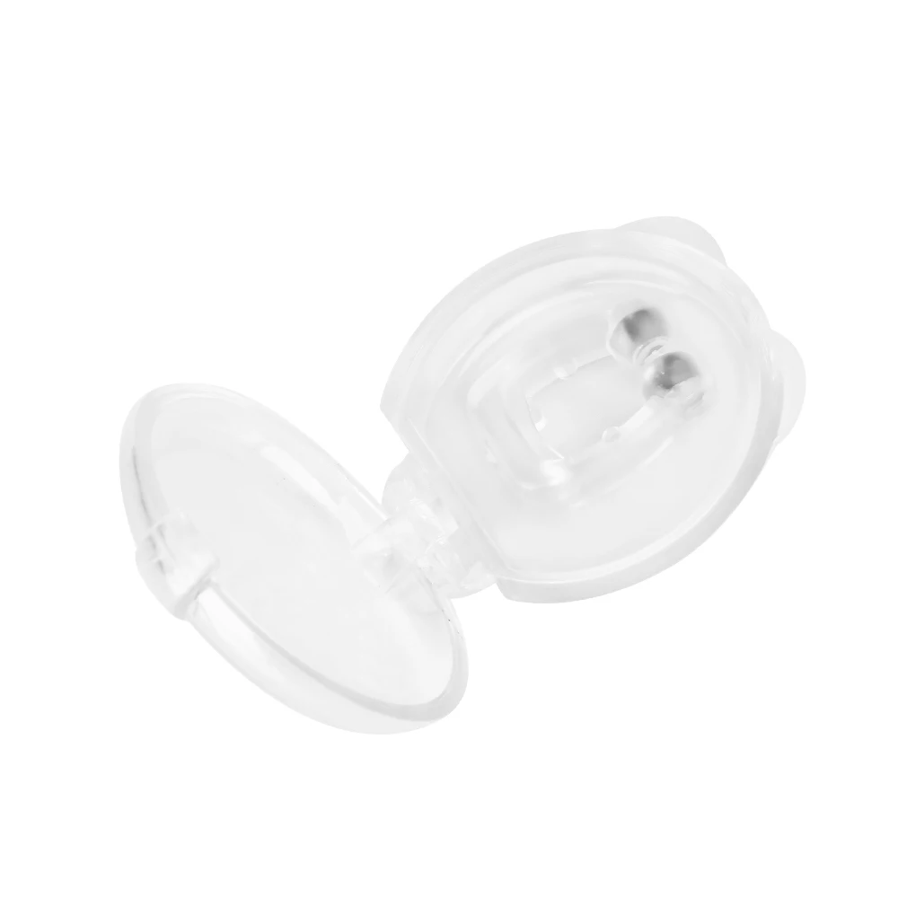 

Silicone Magnetic Anti Snore Stop Snoring Nose Clip Sleep Tray Sleeping Aid Apnea Guard Night Device with Case