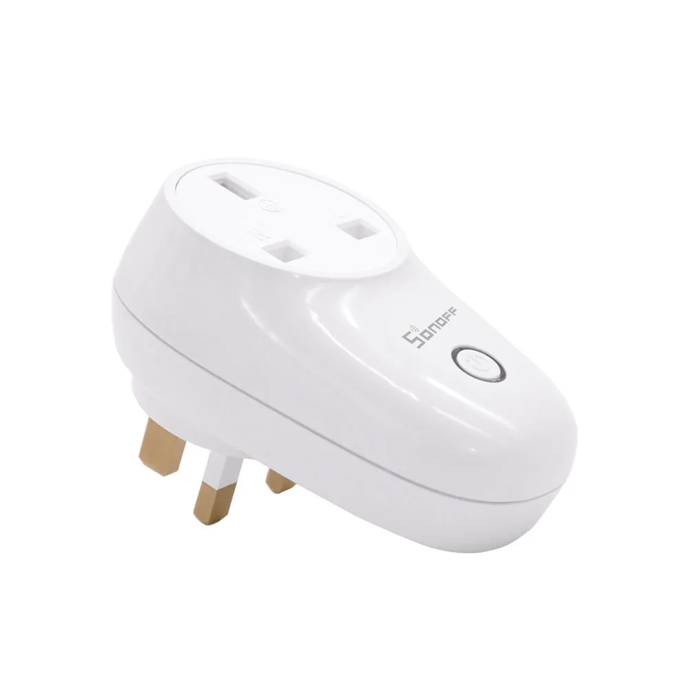 Базовая умная розетка Sonoff S26 с Wi Fi для США/Великобритании/Австралии/ЕС