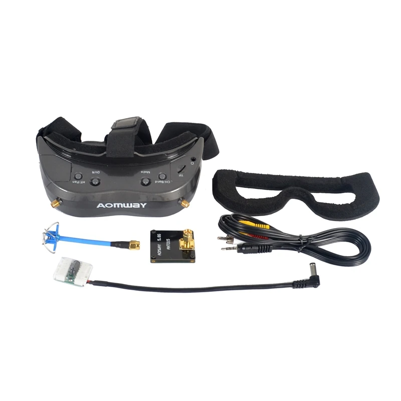 AOMWAY Commander V2 1080P 5,8G 64CH гарнитура HDin AVin поддержка головы трекер FPV очки для Rc Fpv гоночный Дрон Части Rc