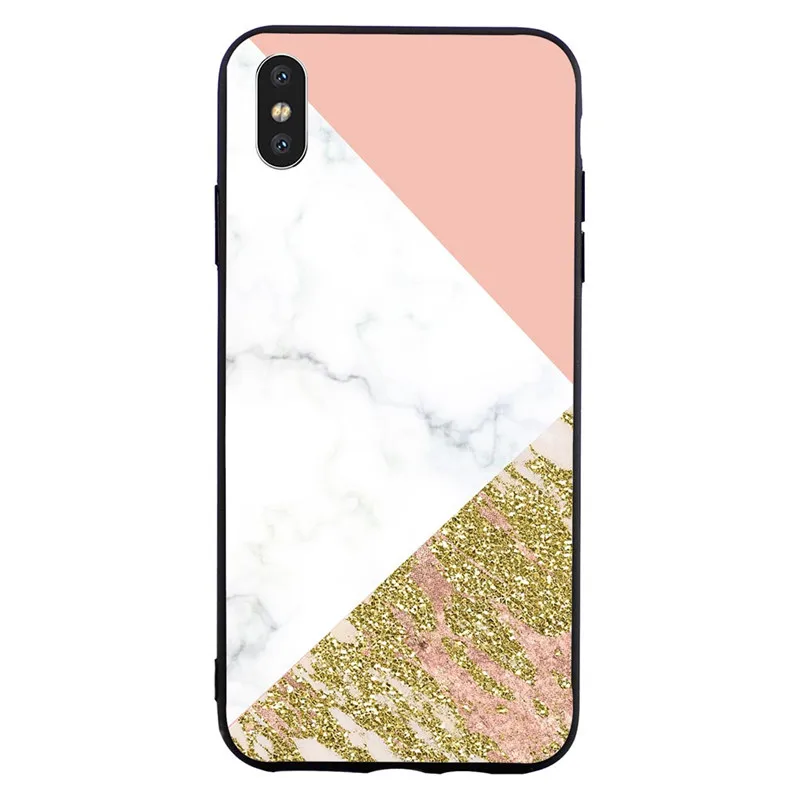 

Beautiful Marble Phone Case for iPhone XR Phone Cover for iPhone 7 Case XR X 7 8 Plus 5 6 6S 5S SE Xs Max Covers Back Soft TPU
