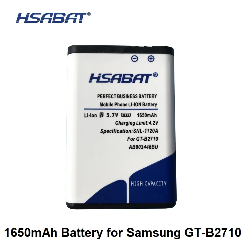 

HSABAT 1650mAh AB803446BU High Quality Battery For Samsung GT-B2710 B2710 Solid Xcover 271 Battery