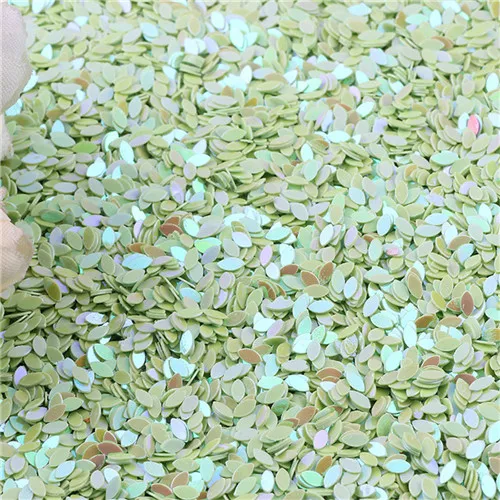 AB fruit green Блестки 2x4 мм конский глаз Форма блестки набор глиттеров Свадьба Ремесло Хобби ногтевой дизайн наклейки ногти маникюр Lentejuelas 10 г - Цвет: AB fruit green