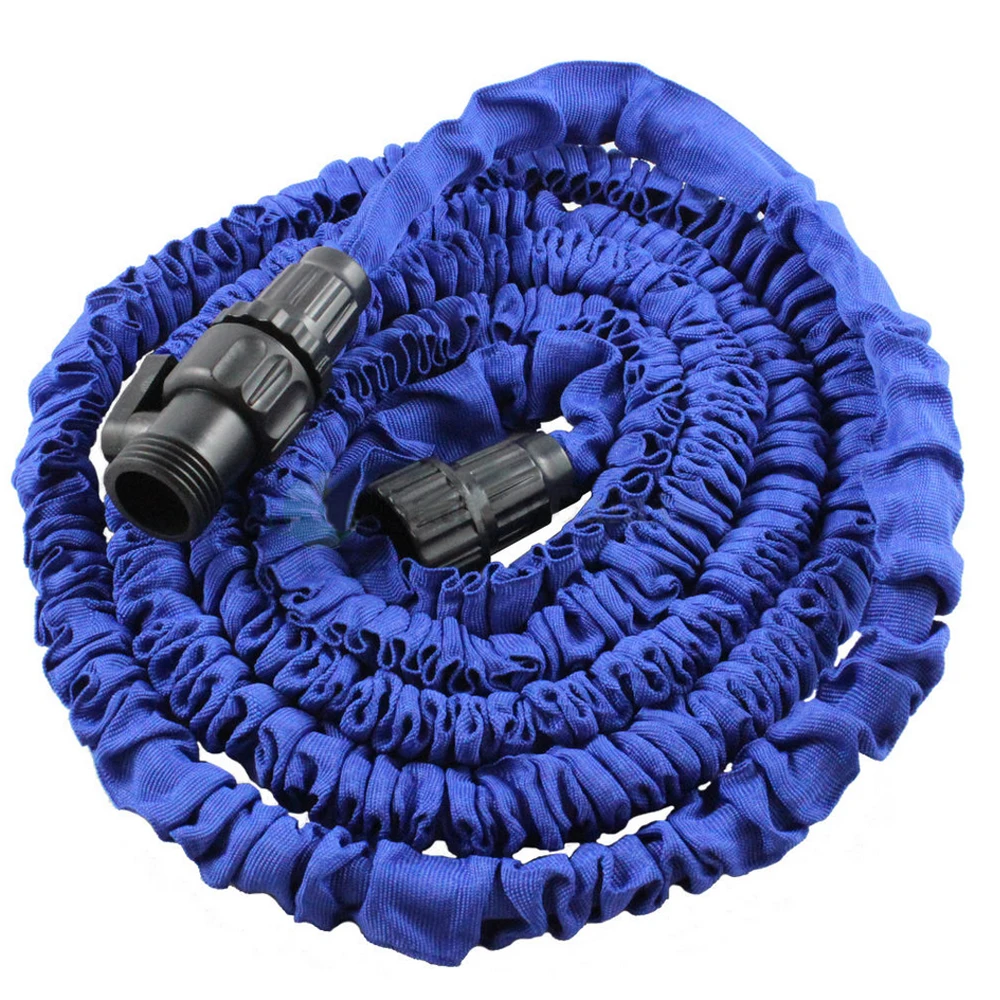

EE support Blue Magic Flexible Expandable Anti-wear Water Hose With Valves (Without Nozzle/Gun) Car Wash Portable XY01