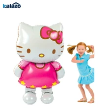 

116*68cm Large Size Hello Kitty Cat Foil Balloon/80*48cm Medium Cartoon Wedding Birthday Party Decoration Inflatable Air Balloon
