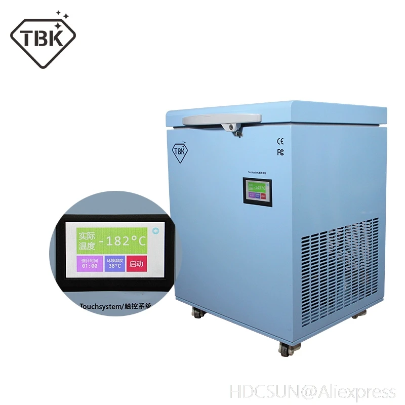 TBK-598 Professional Mass -180C LCD сенсорный экран Морозильная машина ЖК-панель для кромки |
