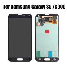 Супер AMOLED lcd для samsung Galaxy S5 lcd G900F G900M G900A G900T дисплей сенсорный экран дигитайзер замена экрана для G900