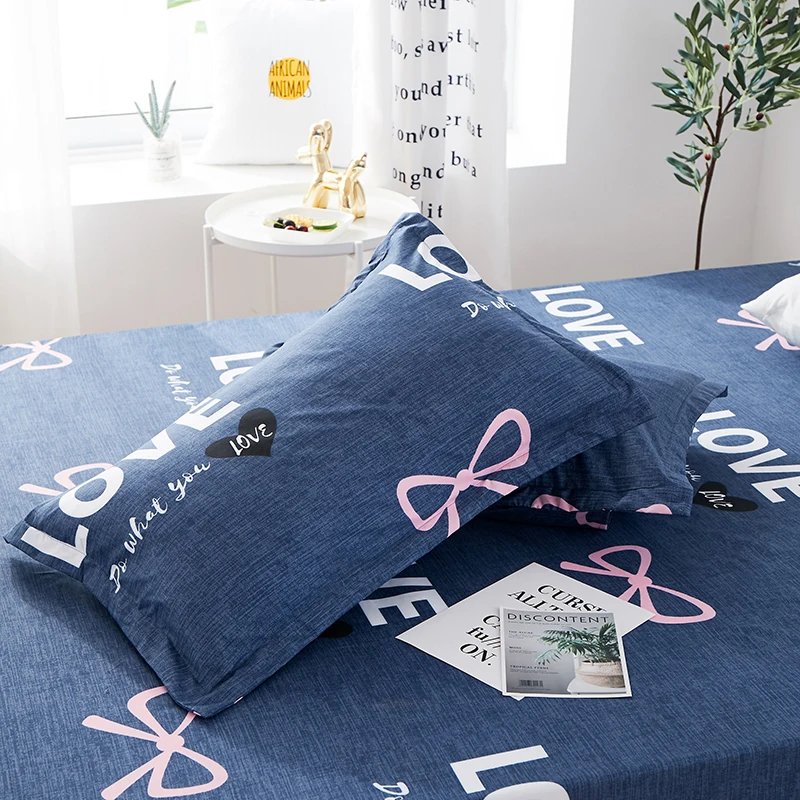 

2019 New Product 2pcs 100% polyester super soft printing pillowcases household pillowcases hot sale
