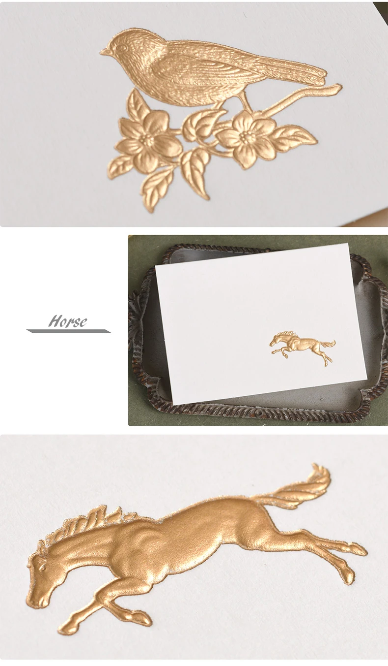 Креативные мини поздравительные открытки оптом золотые рельефные открытки Бумажные 3D маленькие подарочные открытки для дня рождения рекламный подарок