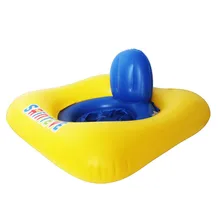 Квадратный детский надувной плавающий круг сиденье лодка уплотненный круг для плавания спасательный круг для детей от 10 до 36 месяцев Детский бассейн аксессуары