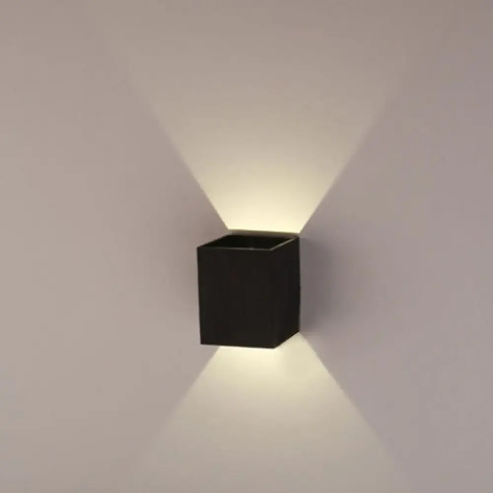 3w modern led wall light wall sconces lamp 85 265v cubic body up