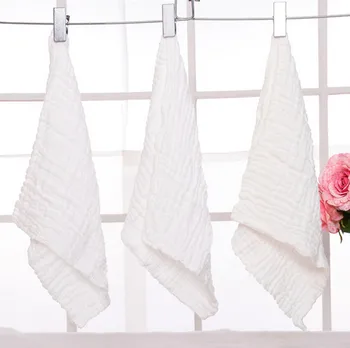 

6 Layers Crinkle Cotton Gauze small blanket 100% Cotton prints color 35 x 50 cm baby blanket 55 grams 100 pieces small wholeasle