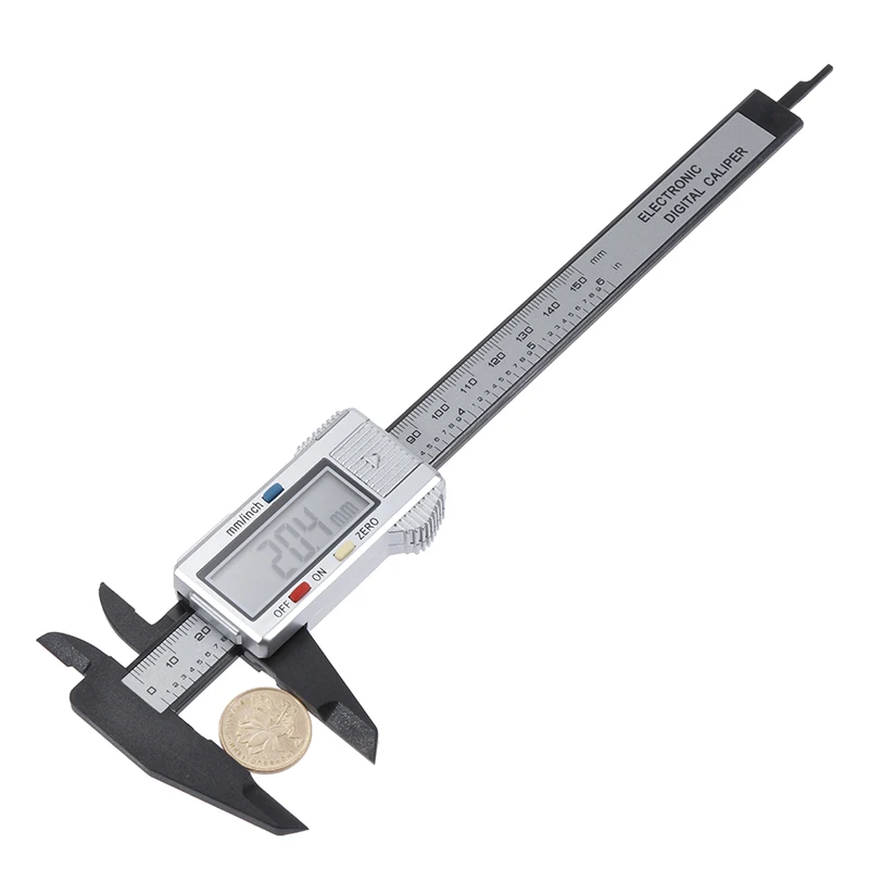 Digital Caliper 6 inch Electronic Vernier Caliper 100mm Calliper Micrometer Digital Ruler Measuring Tool 150mm 0.1mm best oscilloscope