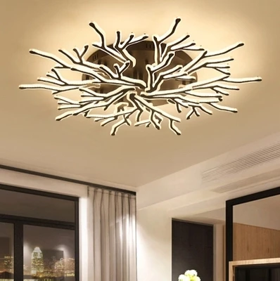 Us 66 3 20 Off Aliexpress Com Buy New Arrival Black Finish Modern Led Ceiling Lights For Living Room Master Bedroom Fixtures Ac85 265v Ceiling