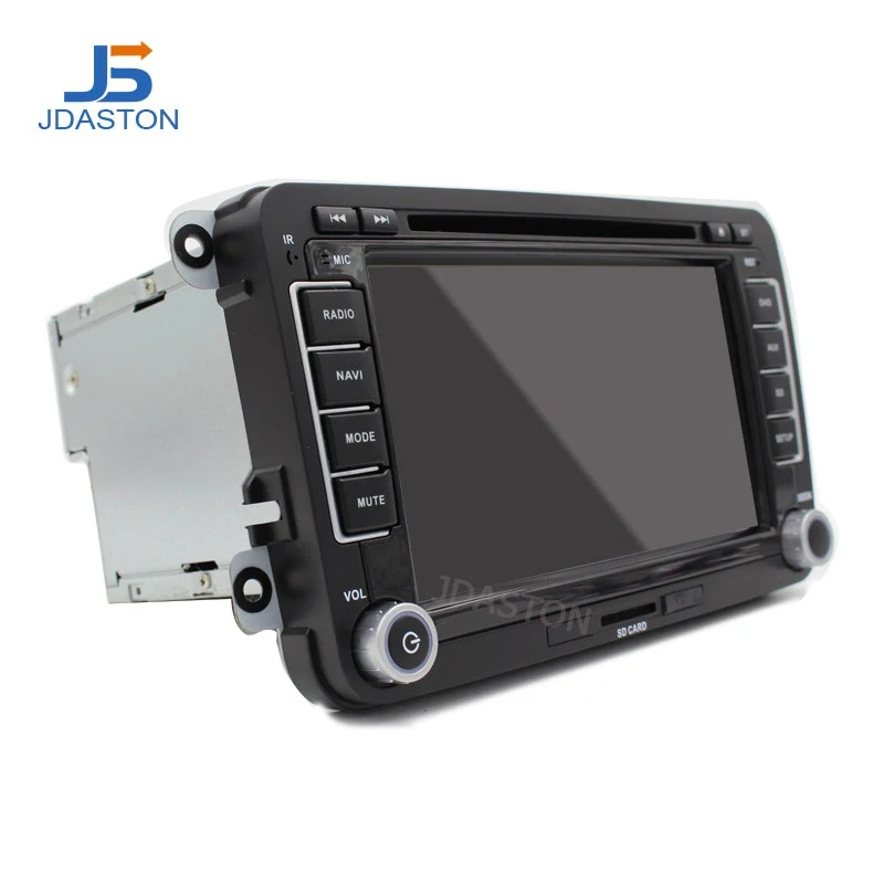 JDASTON سيارة مشغل وسائط متعددة لفولكس واجن فولكس فاجن باسات B6 CC بولو جولف 4 5 جيتا العلبة T5 بورا سكودا مقعد 2Din راديو مشغل أسطوانات للسيارة GPS