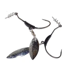 3 шт./пакет рыболовный крючок с заусенцем рыболовные крючки один джиг голова рыболовный крючок Набор морской 2g 4g 7g