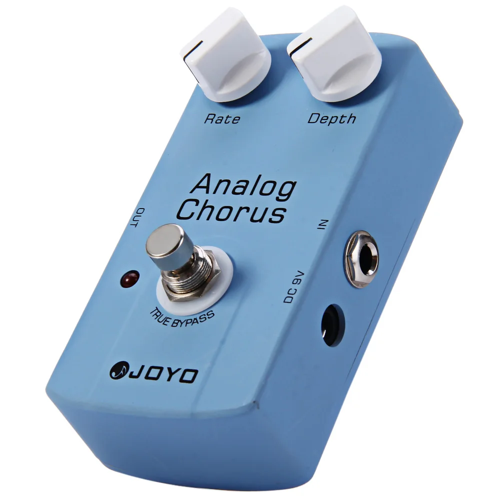 JOYO JF-37 педаль эффектов электрогитары True Bypass дизайн электрогитары аналоговый хоровой эффект педаль из алюминиевого сплава материал