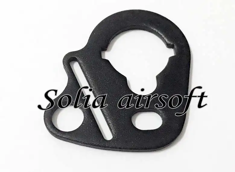 

Tactical Airsoft CQB Plate Sling Adapter AEG Hook mount with Loop for scope hunting Black