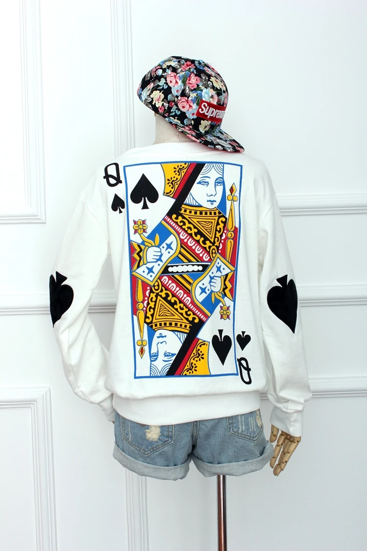 queen of spades sweatshirt