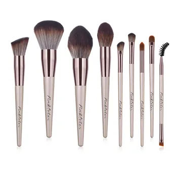 

9Pcs Makeup Brushes Set Gift Blush Eyebrow Eyeshadow Concealer Foundation Brush Set Brushes With Bag & Box pincel maquiagem kit