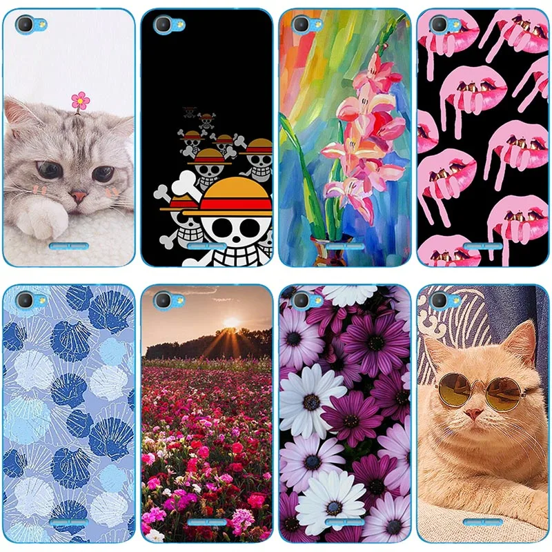 

Silicon case For Alcatel Pixi 4 Plus Power 5023E 5023F High Quality Colored Drawing TPU Painted Case for alcatel pixi4 plus Capa