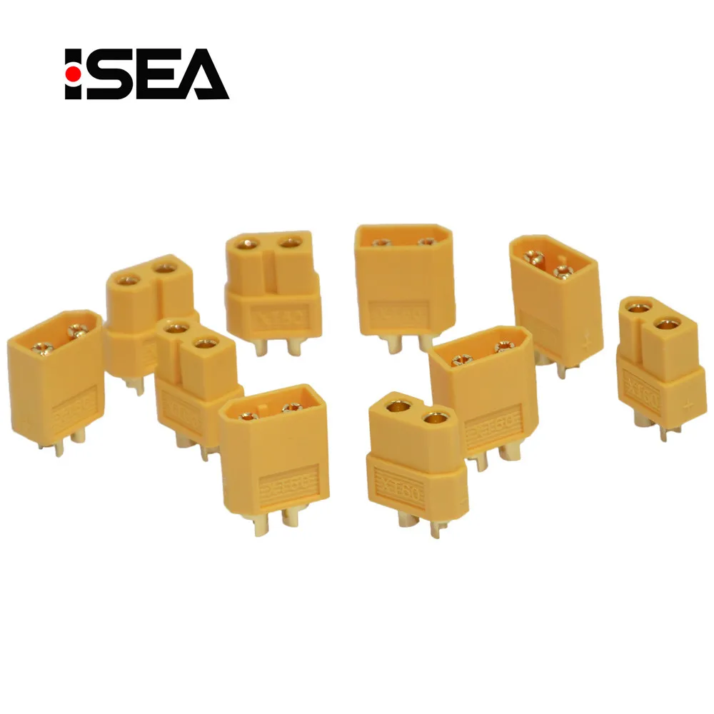 

5 Pair/lot XT60 Connector Male and Female Plug for RC Battery and Motor for iMax B6 for Balance Charger