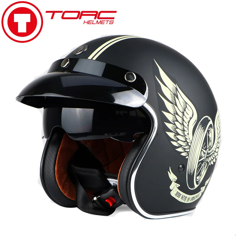 Гривна Летающий винтажный мотоциклетный шлем для мотокросса с открытым лицом полушлем Ретро винтажный реактивный гоночный шлем мотоциклетный шлем мото - Цвет: Style 8