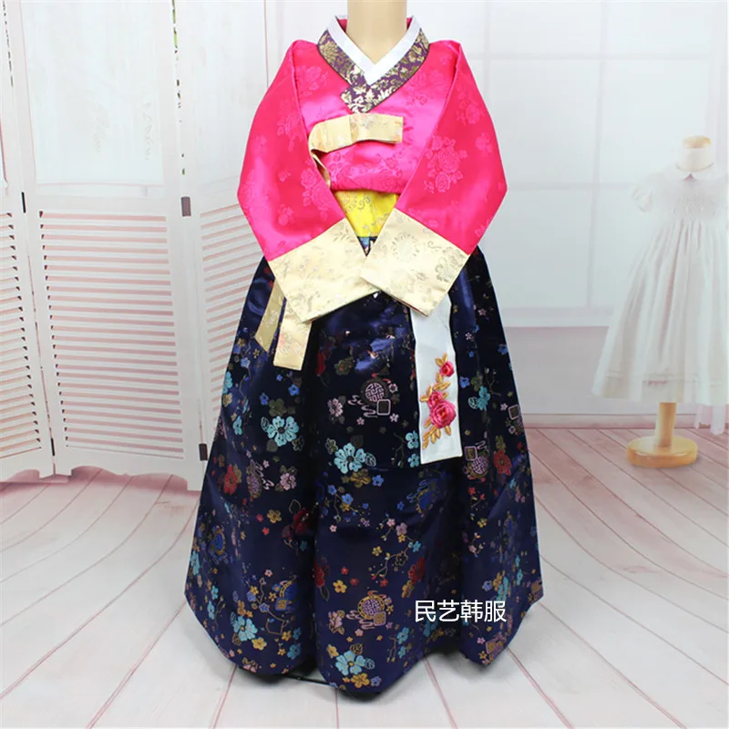 Korean Hanbok Girl Korean Traditional Winter Hanbok Dolbok Girl 