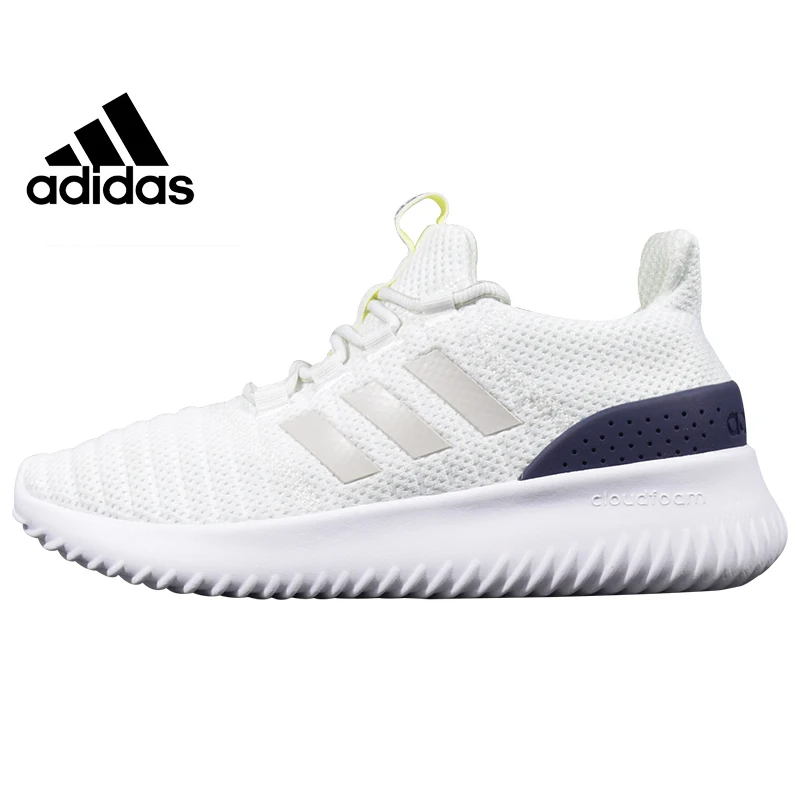 Adidas NEO Cloudfoam Pure Men's Running Shoes, White/Blue, New Sports Shoes Breathable Shock Absorption DB0884 B96566